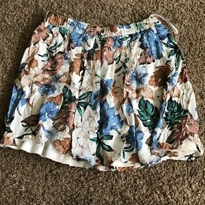 Floral Miniskirt
